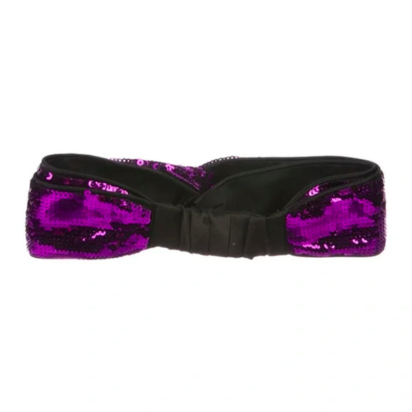 Gucci Purple Sequin Turban Headband - Picture 5 of 6